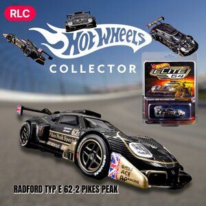 Hot Wheels Elite 64 Radford Type 62-2 Pikes Peak. Ships In Protector! NEW! RLC